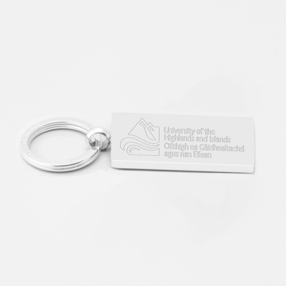 University-Of-Highlands-And-Islands-Engraved-Silver-Keyring