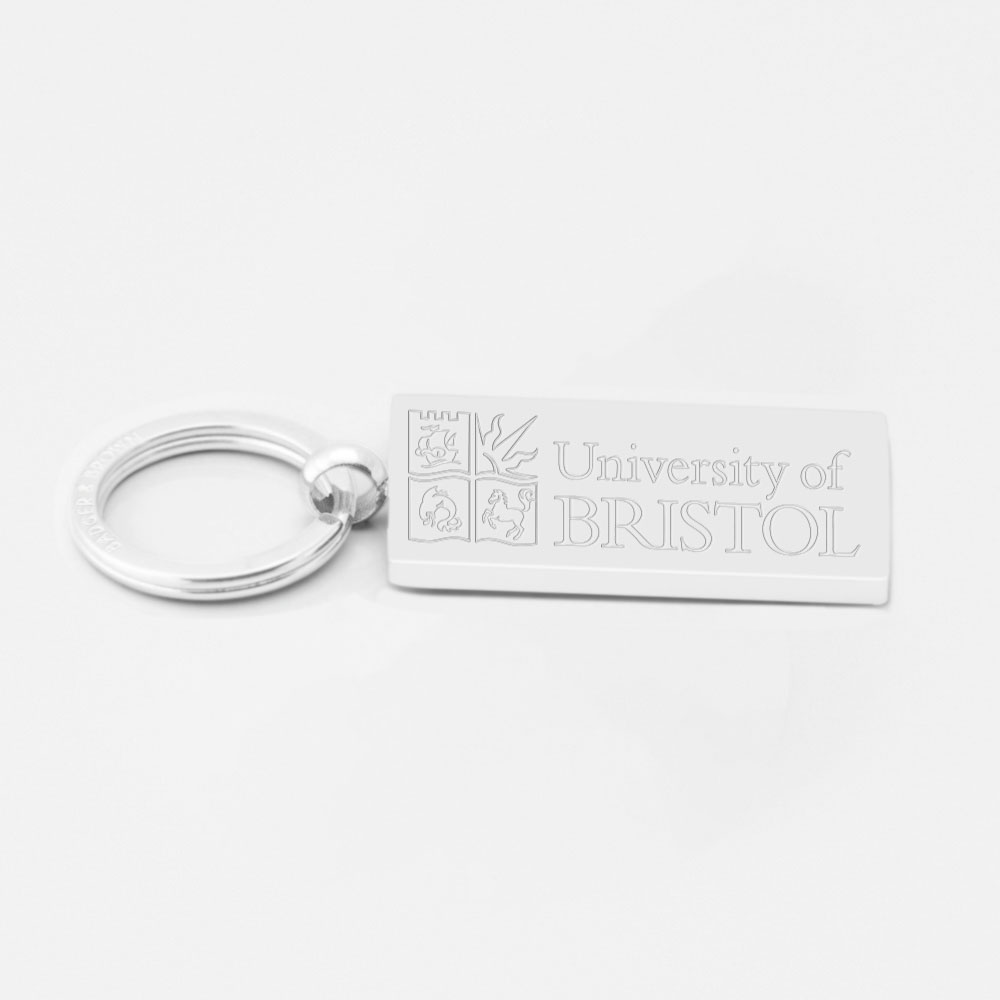 University-of-Bristol-Engraved-Silver-Keyring
