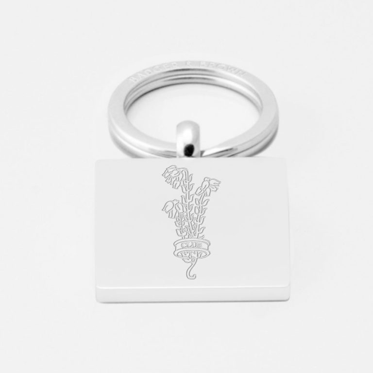 Blackheath Rugby-Engraved-Silver-Keyring