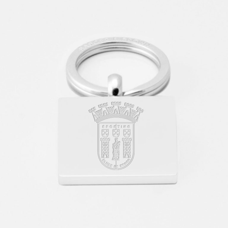 Braga Football-Engraved-Silver-Keyring