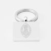 Darlington Mowden Rugby-Engraved-Silver-Keyring