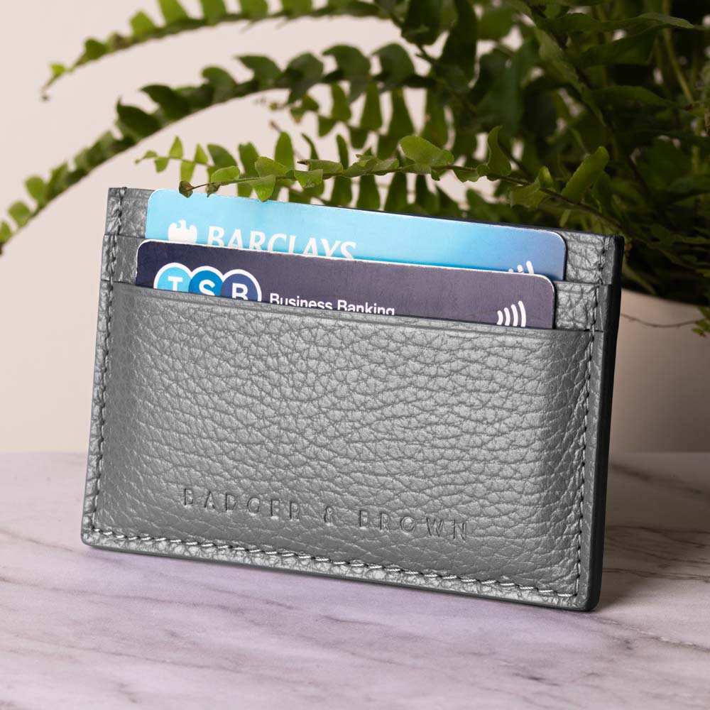 Grey-Italian-Grain-Leather-Card-Holder