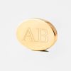 Initials-oval-gold-Engraved-Lapel-Pin