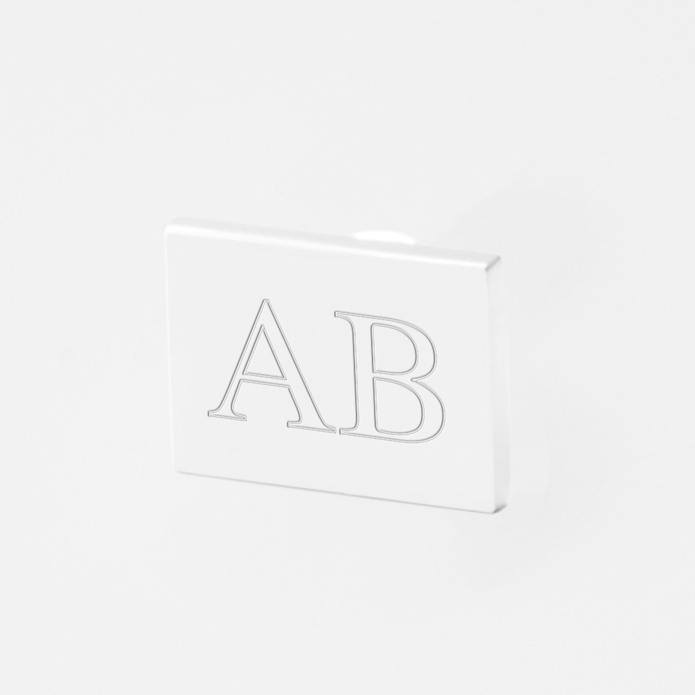 Initials-rectangle-sterling-silver-Engraved-Lapel-Pin