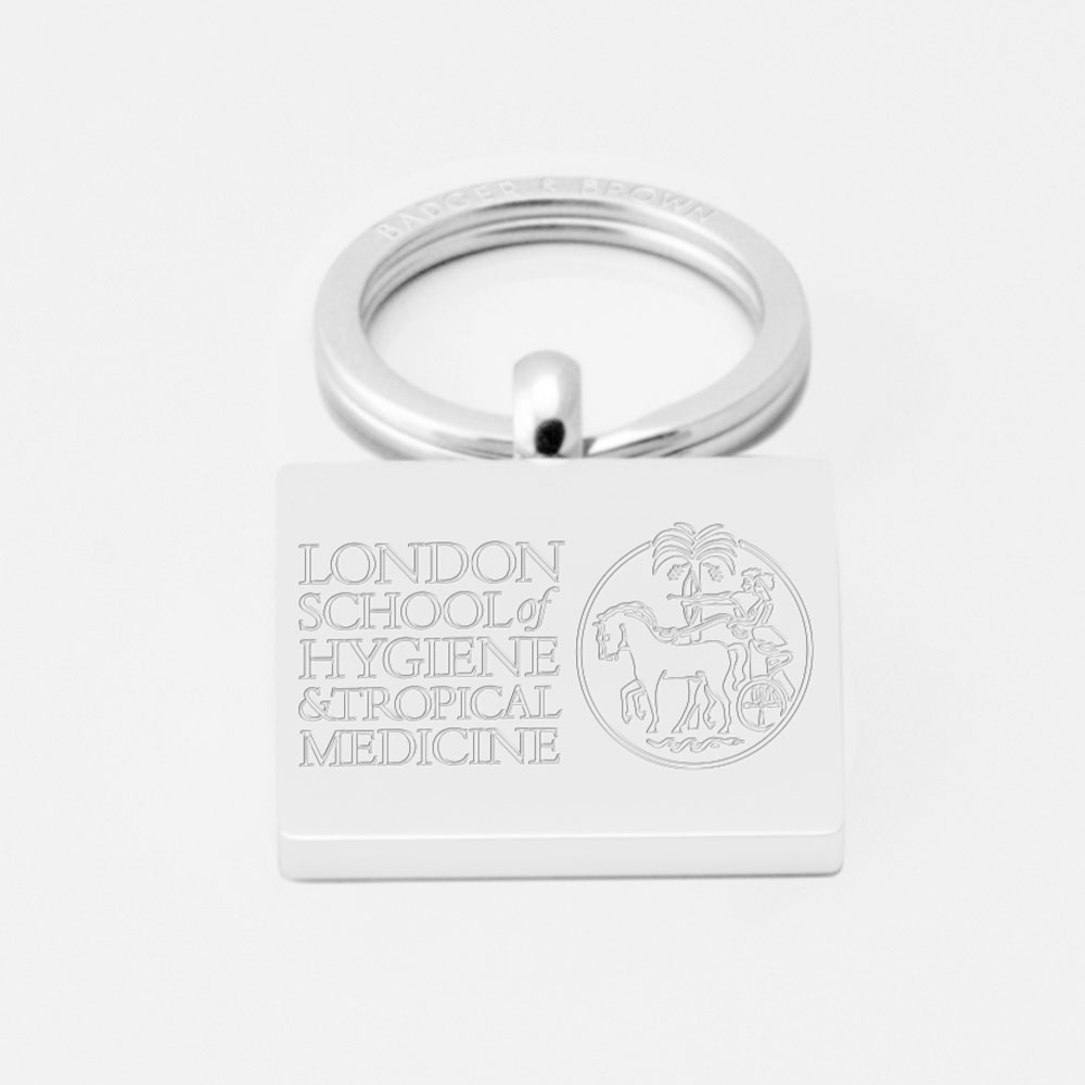 LSHTM-University-Engraved-Silver-Keyring