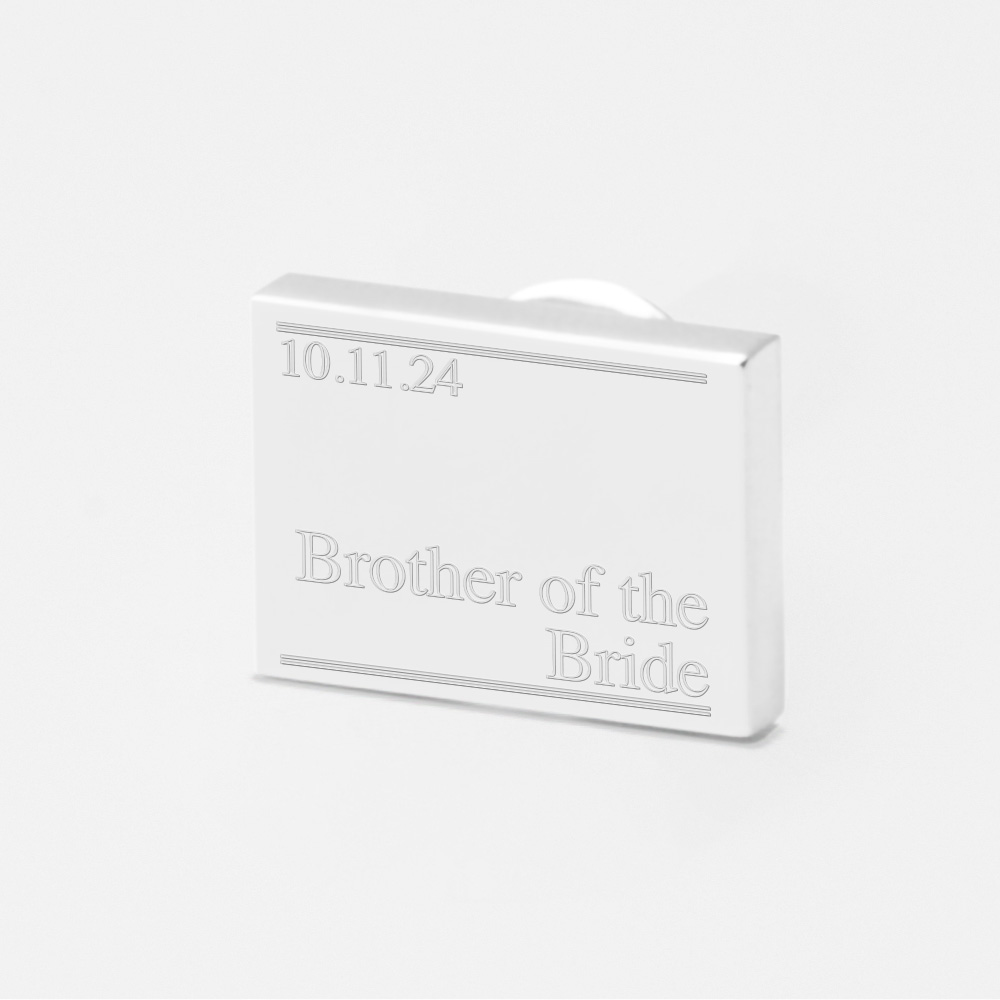 Personalised-Subtle-Brother-Of-The-Bride-Engraved-Lapel-Pin