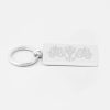 Principle Warfare Officer Emblem-Engraved-Silver--Keyring