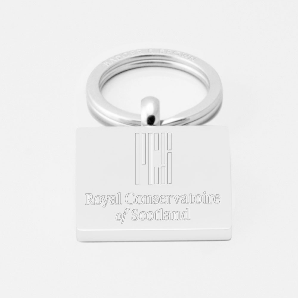Royal-Conservatoire-Of-Scotland-Engraved-Silver-Keyring
