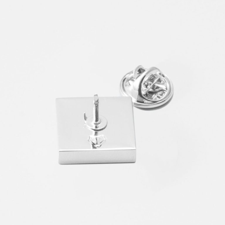 Silver-Square-Lapel-Pin-back-1