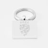 Somerset County Cricket Club-Engraved-Silver-Keyring
