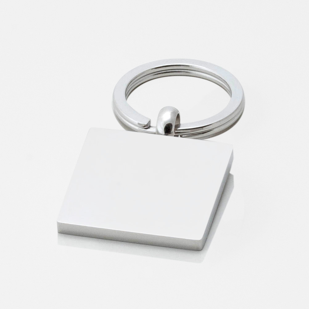 Square keyring back