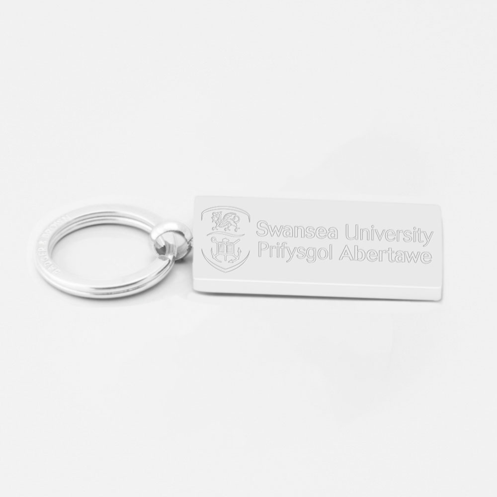 Swansea-University-Engraved-Silver-Keyring