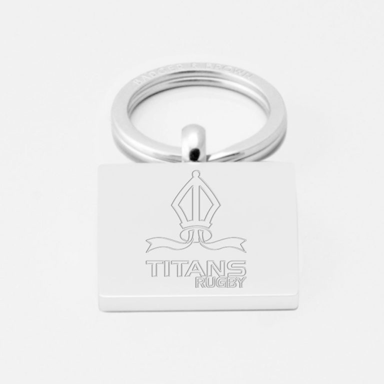 Titans Rugby-Engraved-Silver-Keyring