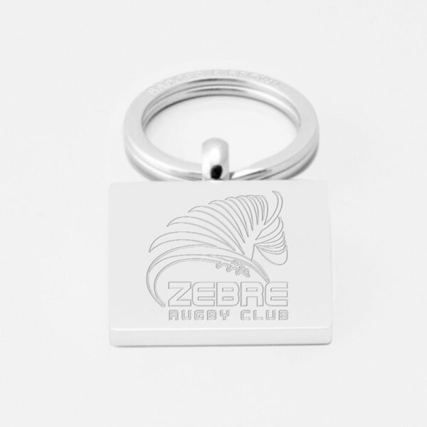 Zebre Rugby Enrgaved Keyring