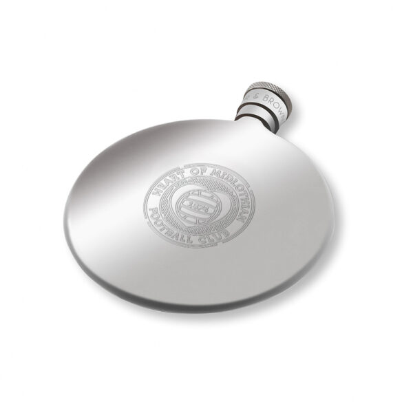 Heart Of Midlothian Football Engraved Hip Flask