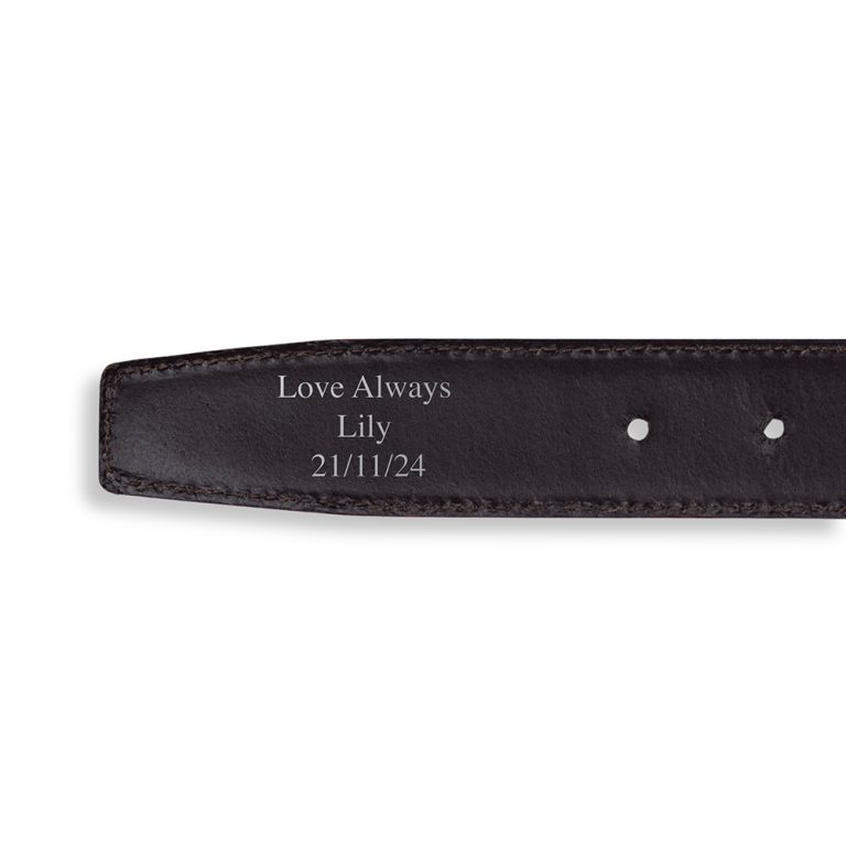 Inner black belt silver foil