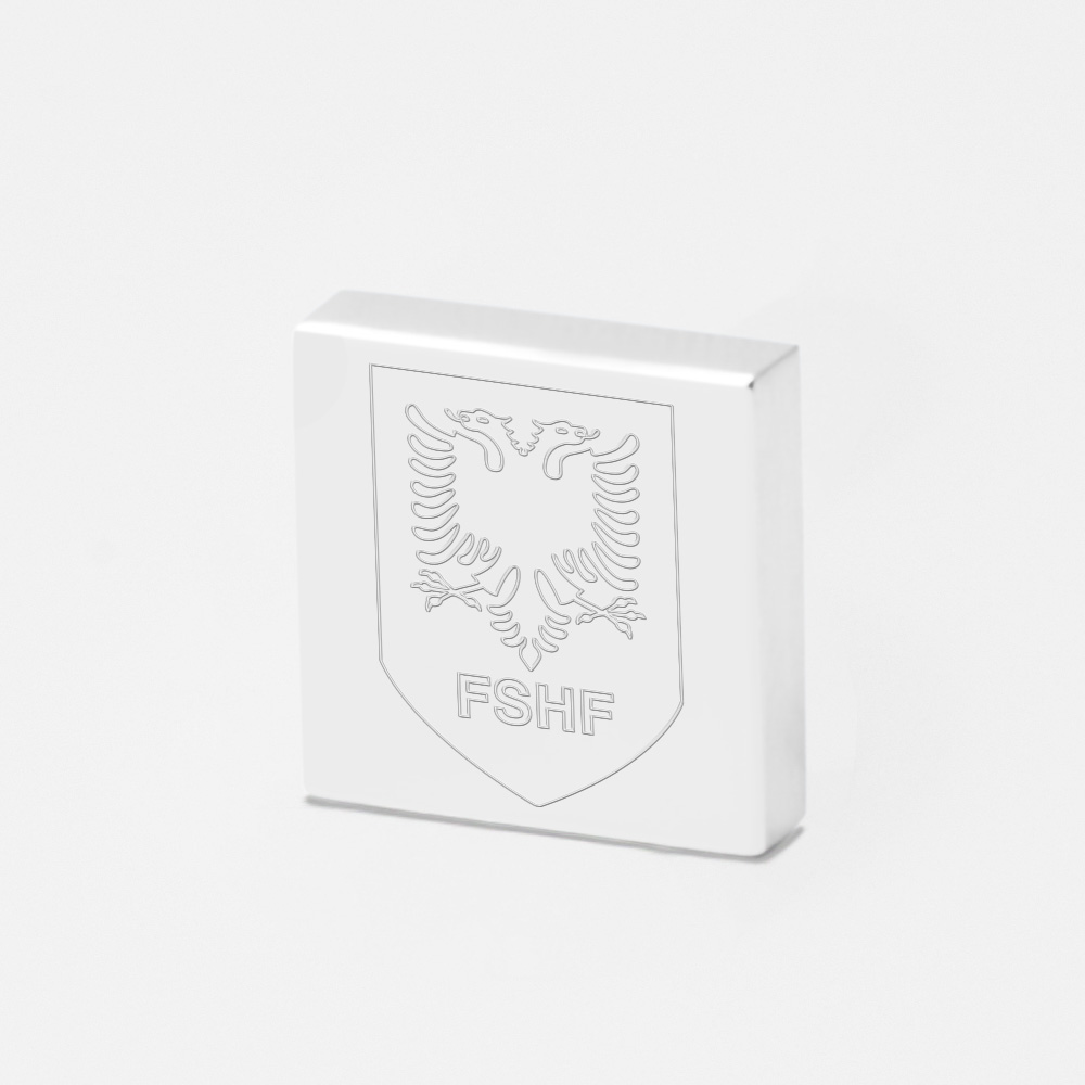 Albania Football-Engraved-Football-Lapel-Pin