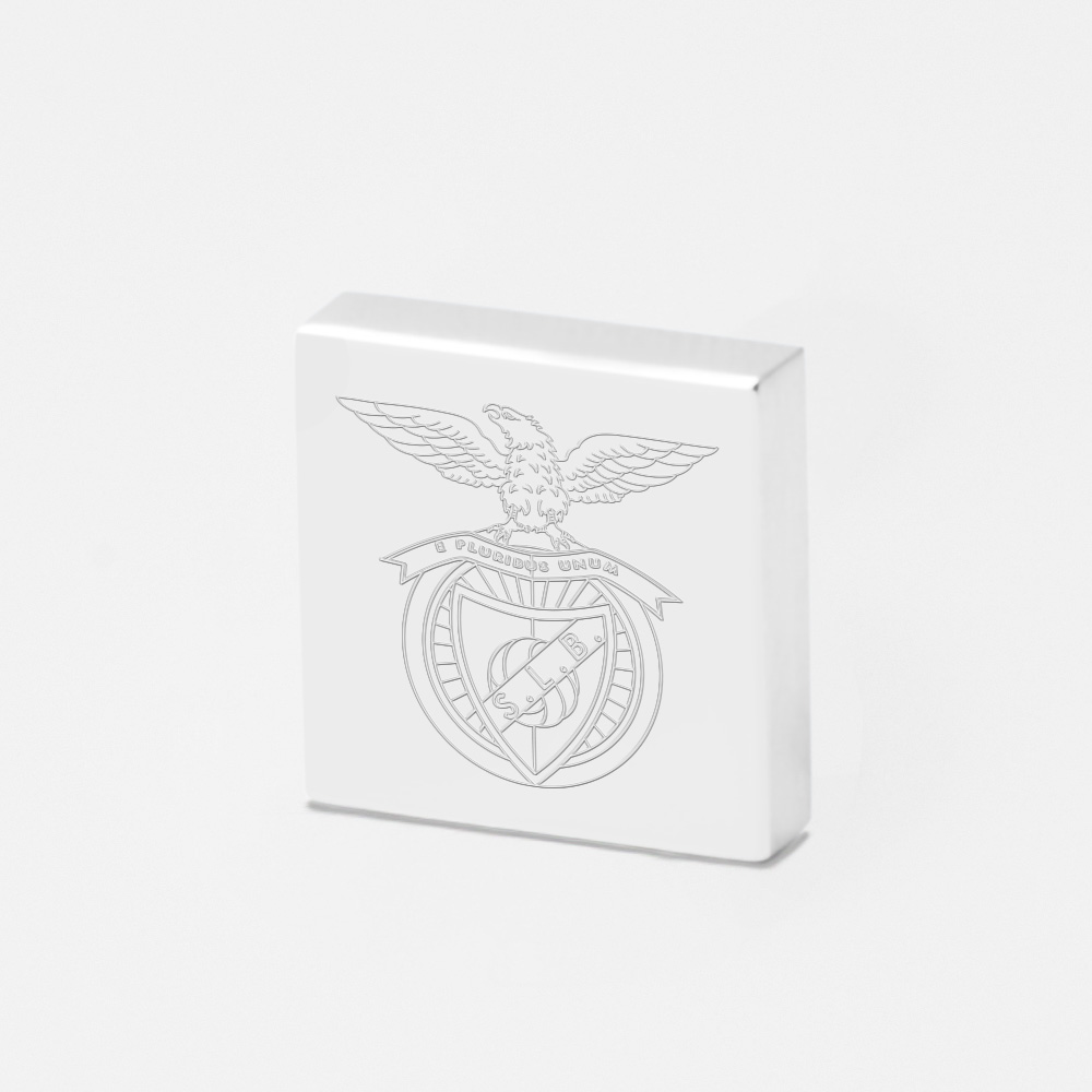 Benfica Football-Engraved-Silver-Lapel-Pin