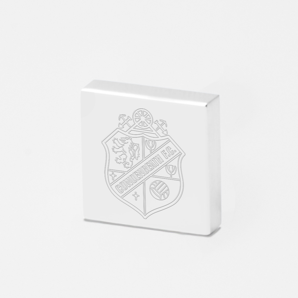 Cowdenbeath Football-Engraved-Silver-Lapel-Pin