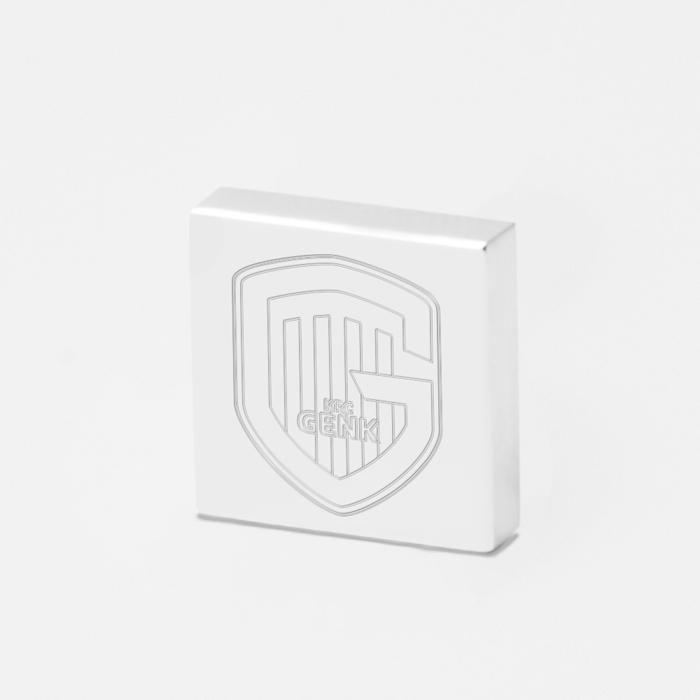 Genk Football-Engraved-Silver-Lapel-Pin