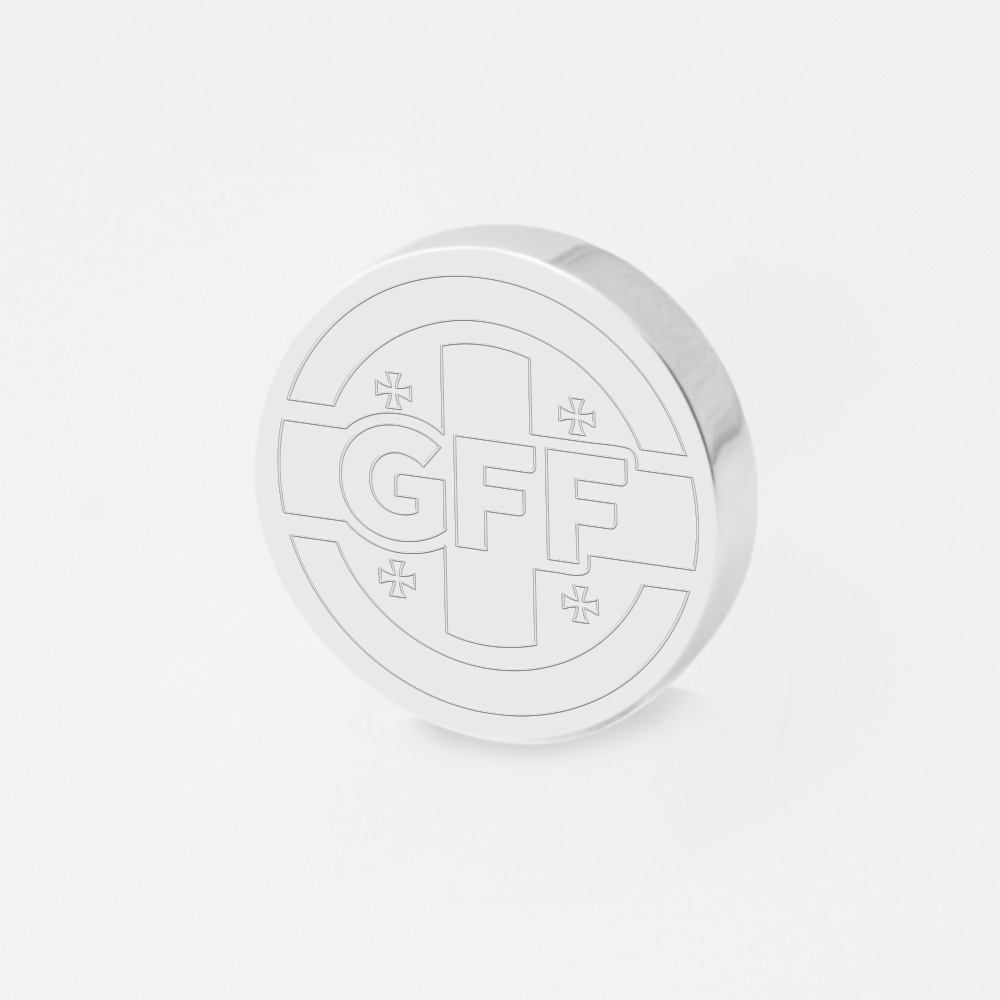 Georgia Football-Engraved-Football-Lapel-Pin