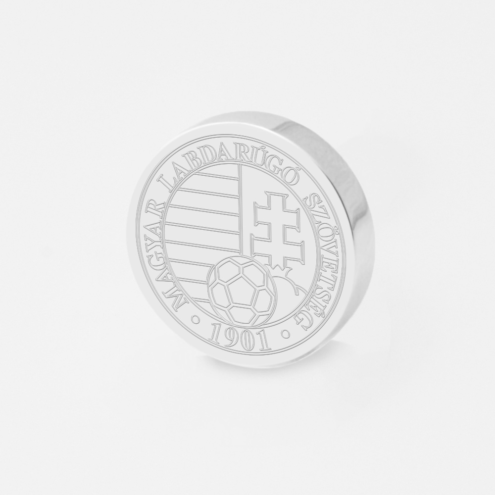 Hungary Football-Engraved-Football-Lapel-Pin