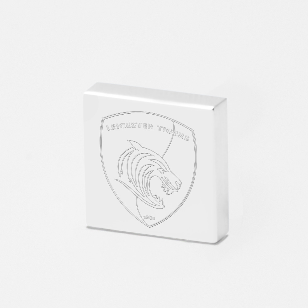Leicester Tigers Rugby-Engraved-Silver-Lapel-Pin