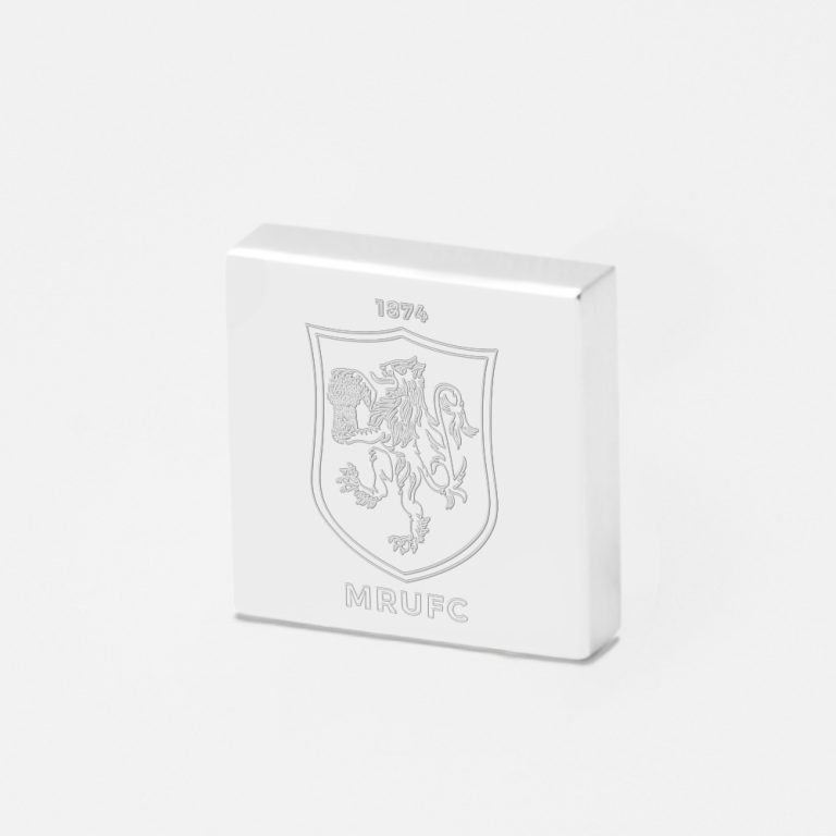 Macclesfield Rugby-Engraved-Silver-Square-Lapel-Pin