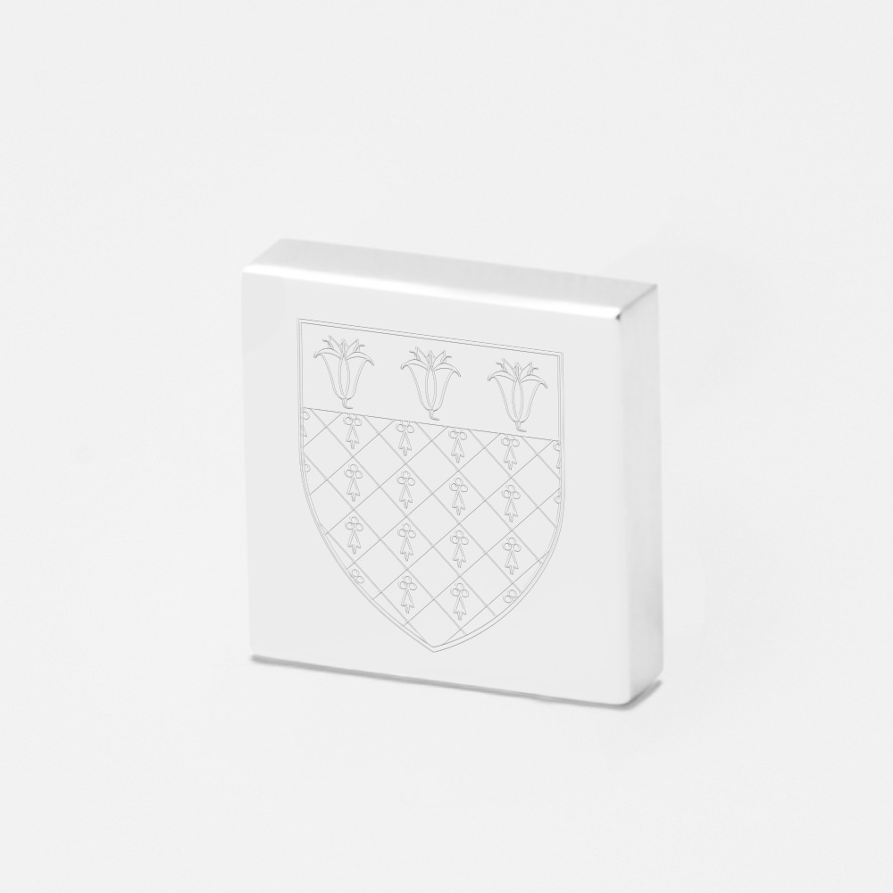 Magdalen College-Engraved-Silver-Lapel-Pin