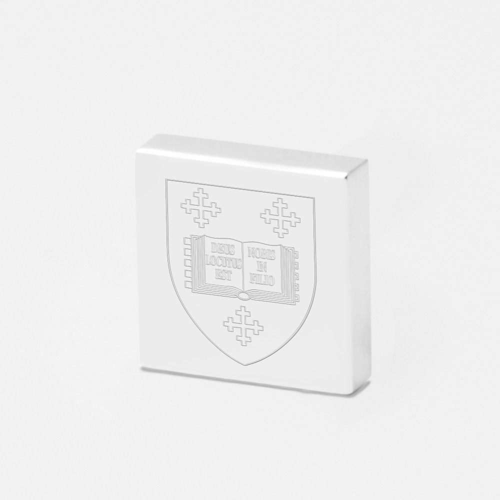 Mansfield College-Engraved-Silver-Lapel-Pin