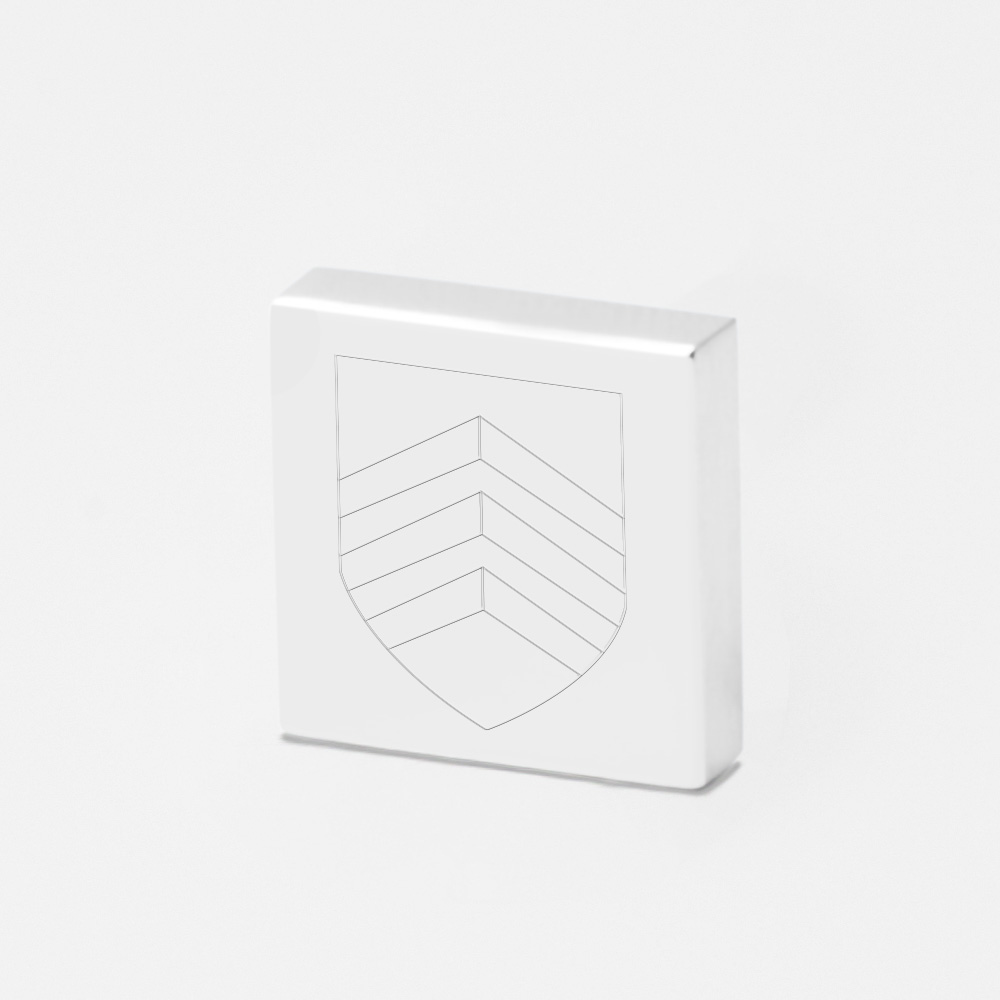 Merton College-Engraved-Silver-Lapel-Pin