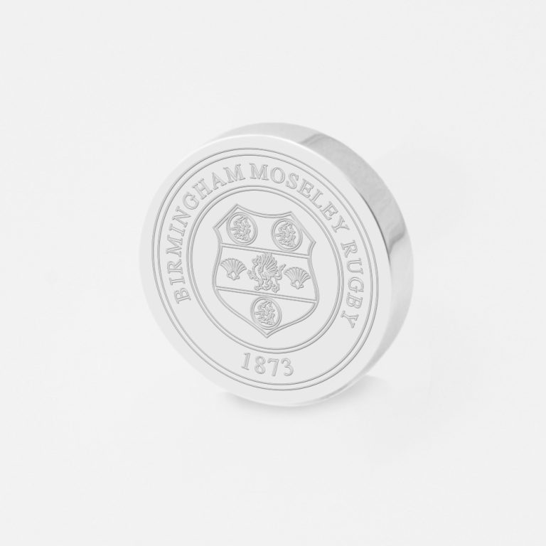 Moseley Rugby-Engraved-Silver-Lapel-Pin