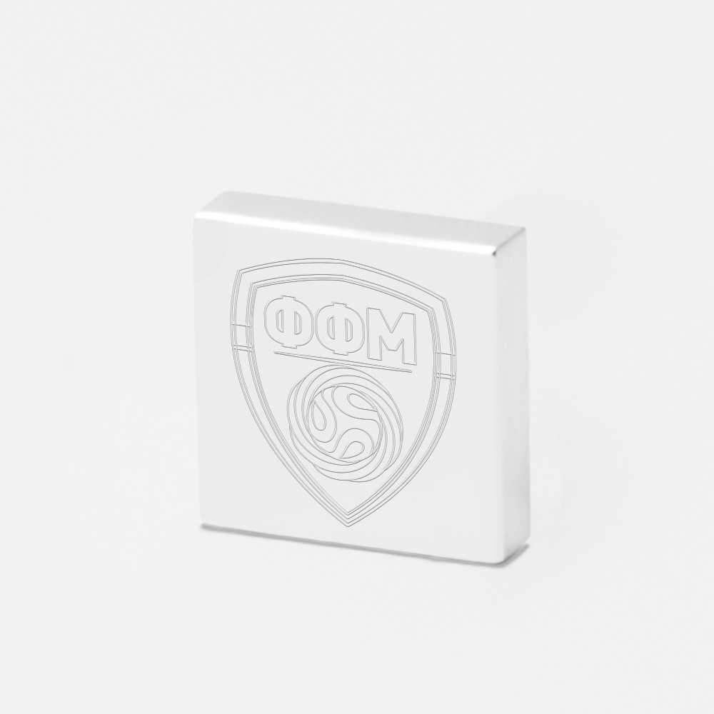 North Macedonia Football-Engraved-Football-Lapel-Pin