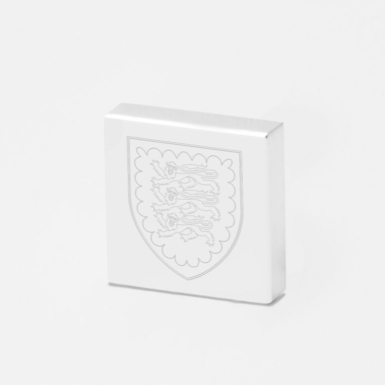 Oriel College-Engraved-Silver-Lapel-Pin
