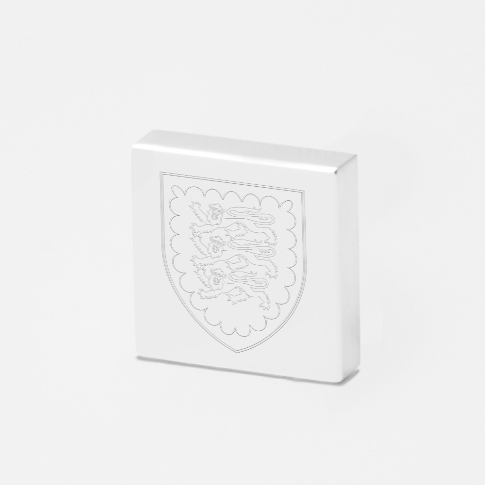 Oriel College-Engraved-Silver-Lapel-Pin