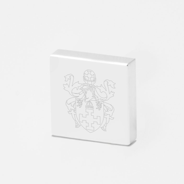 Saint Chads College-Engraved-Silver-Lapel-Pin
