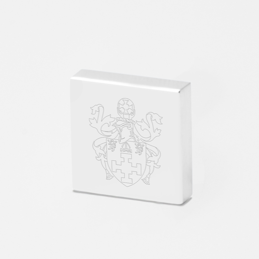 Saint Chads College-Engraved-Silver-Lapel-Pin