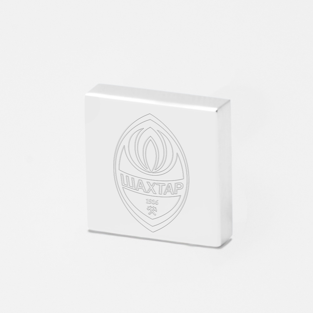 Shakhtar Donetsk Football-Engraved-Silver-Lapel-Pin