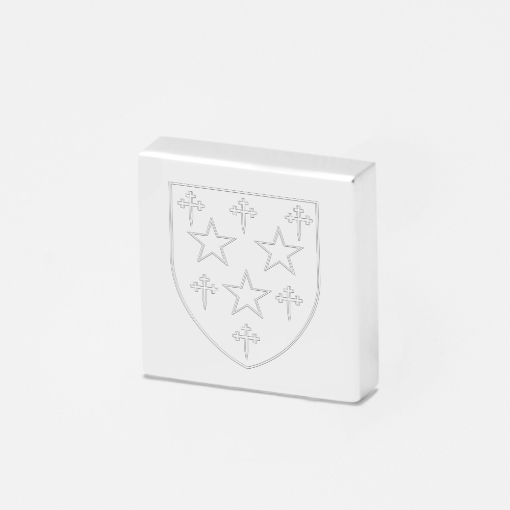 Somerville College-Engraved-Silver-Lapel-Pin