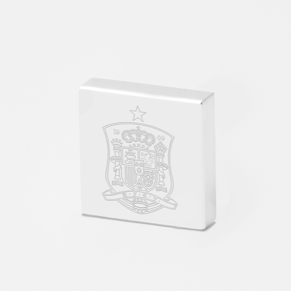 Spain Football-Engraved-Football-Lapel-Pin