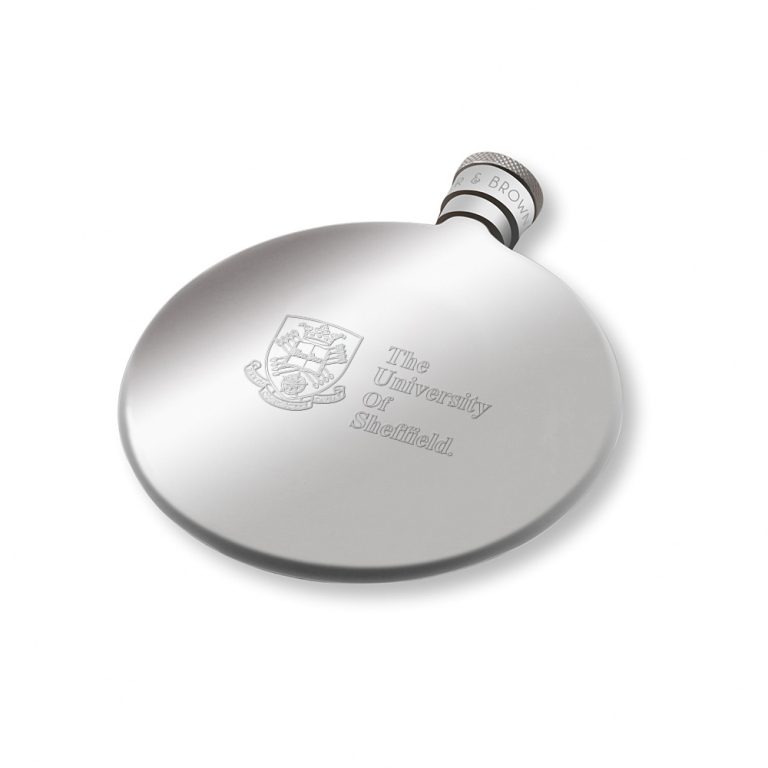 University-of-Sheffield-Engraved-Silver-Hip-Flask