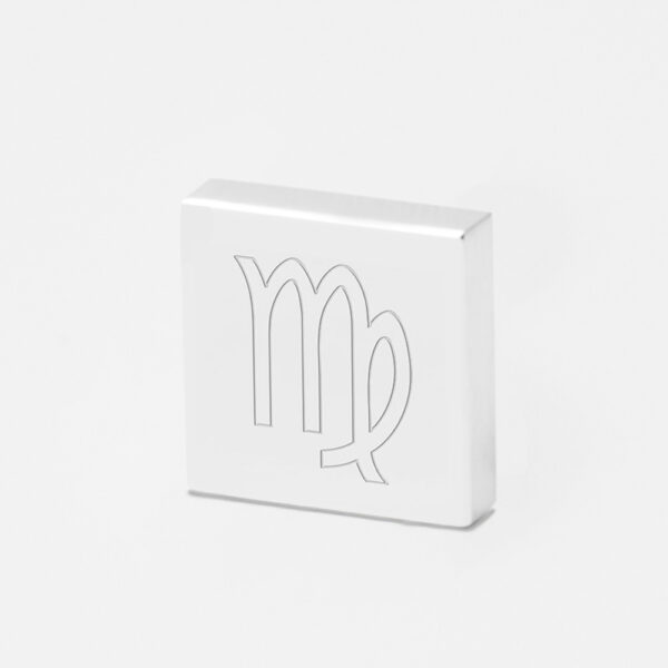 Virgo Zodiac Engraved Lapel Pin