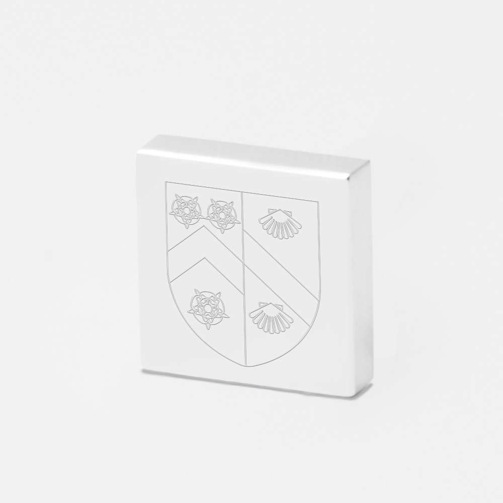 Wadham College-Engraved-Silver-Lapel-Pin