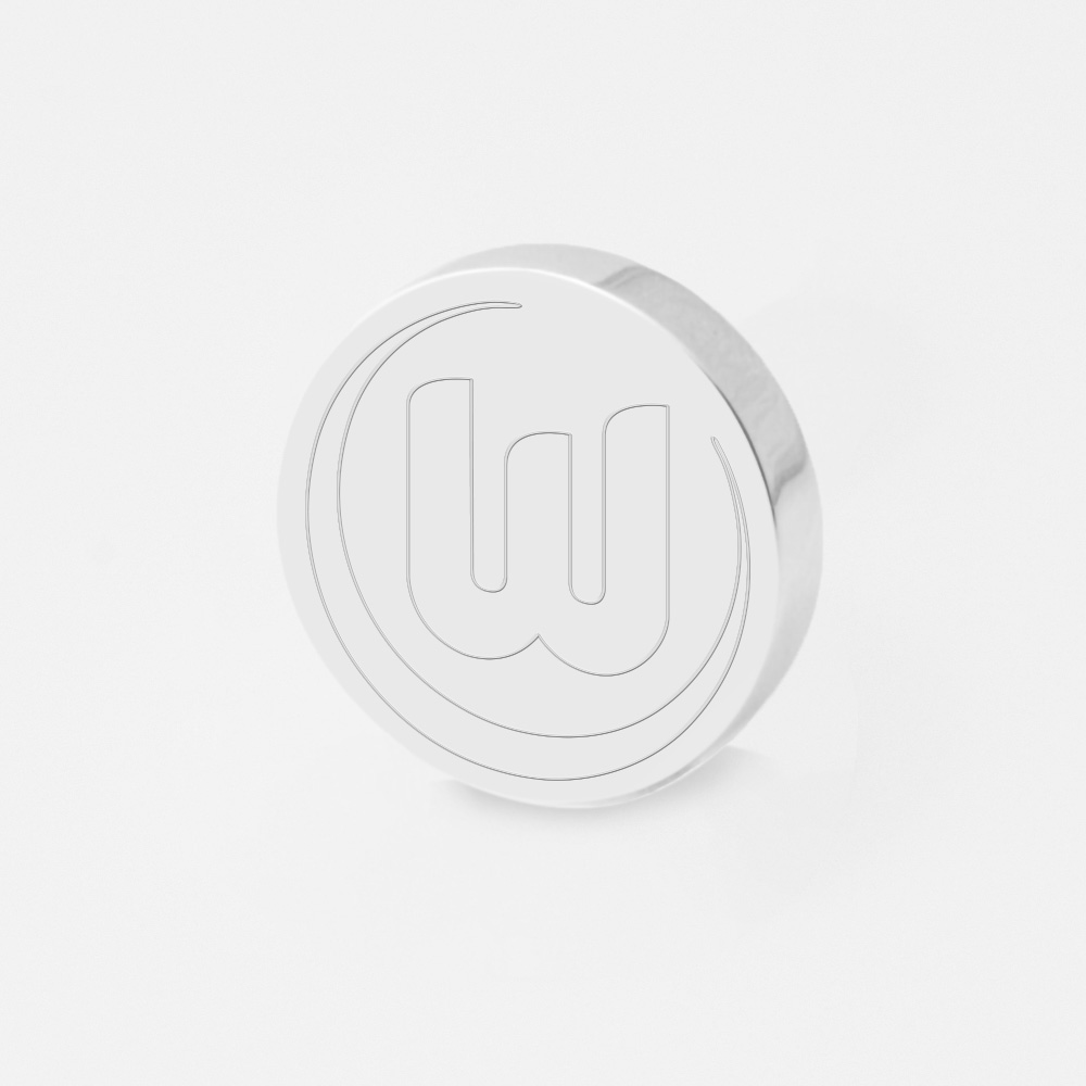 Wolfsburg Football-Engraved-Silver-Lapel-Pin