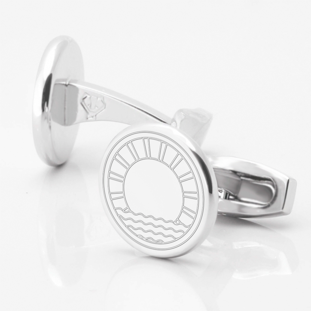 Blackpool-Football-Engraved-Silver-Cufflinks