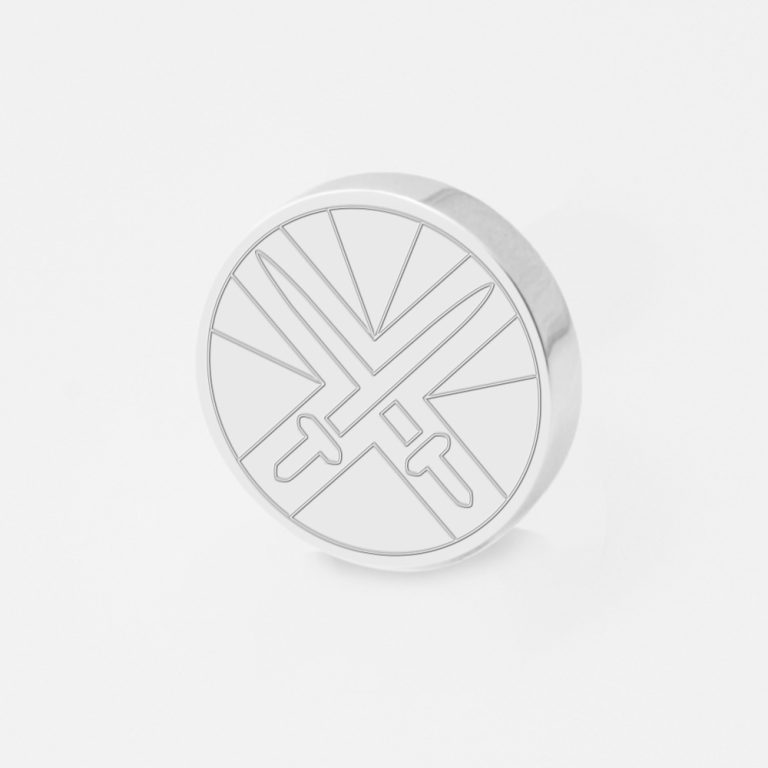 Fulham-Football-Engraved-Silver-Lapel-Pin