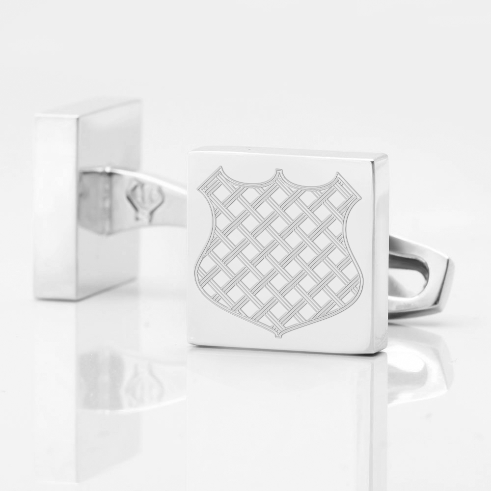 Presto-North-End-Football-Engraved-Silver-Cufflinks