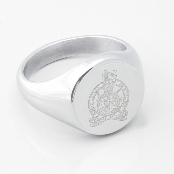 Army Legal Services Engraved Signet Ring