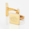 England-Rugby-Engraved-Gold-Cufflinks