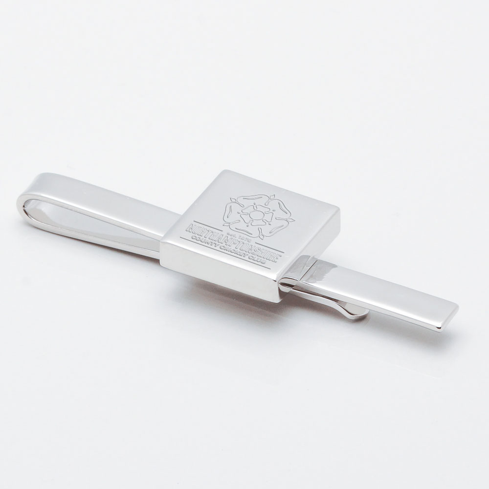 Northamptonshire-County-Cricket-Club-Engraved-Silver-Square-Tie-Slide